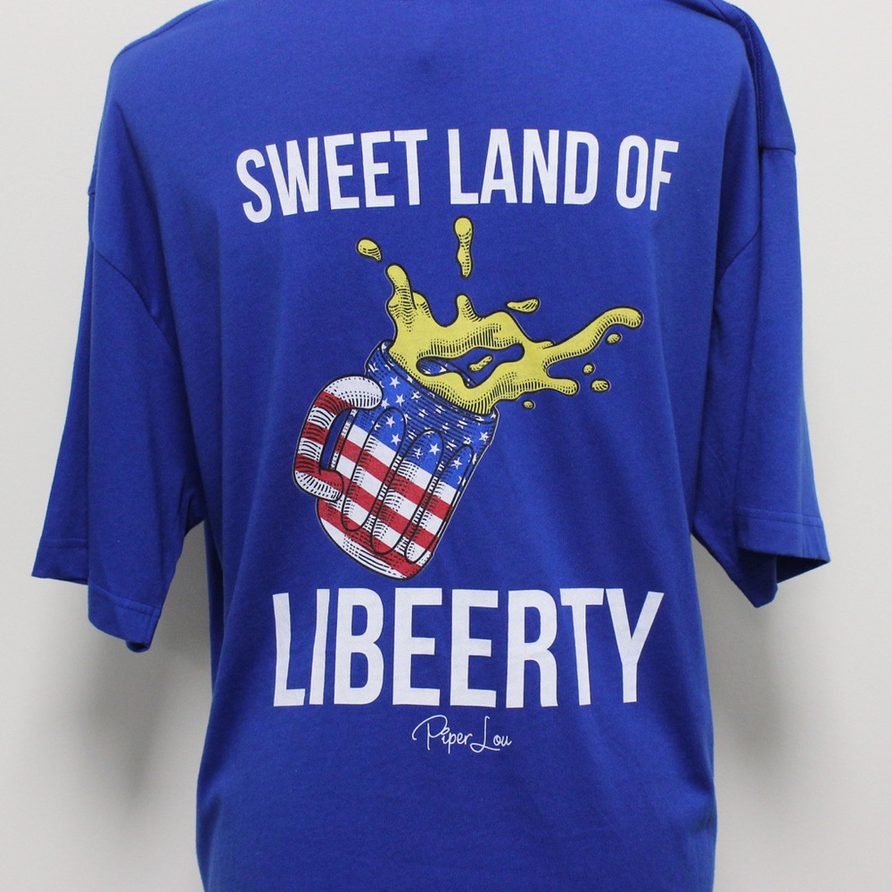 Piper Lou Sweet Land of Libeerty Top 4th of July M